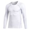 Men's Athletic Long Sleeve Compression Shirts Cool Dry Sport Workout Underwear Shirt,Athletic Base Layer Top - M - Black