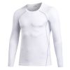 Men's Athletic Long Sleeve Compression Shirts Cool Dry Sport Workout Underwear Shirt,Athletic Base Layer Top - L - Black