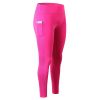 High Waist Yoga Pants with Pockets, Tummy Control Workout Running Yoga Leggings for Women - M - ROse